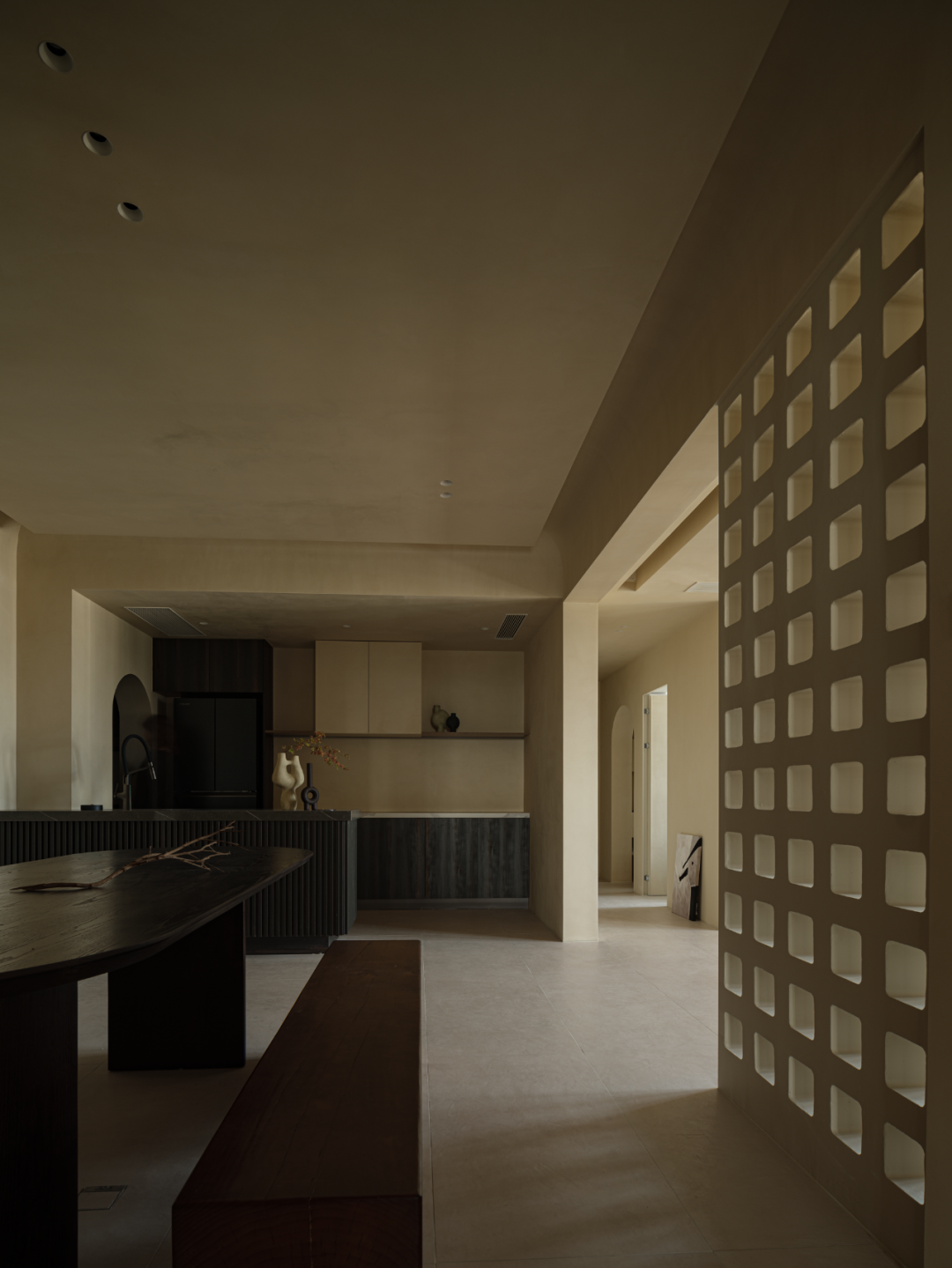 暖黄色宁静住宅丨中国武汉丨大思-62