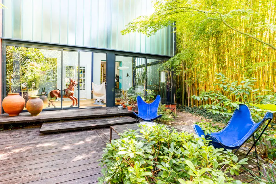 巴黎近郊古老住宅的现代改造 | 古老与现代的完美结合-7