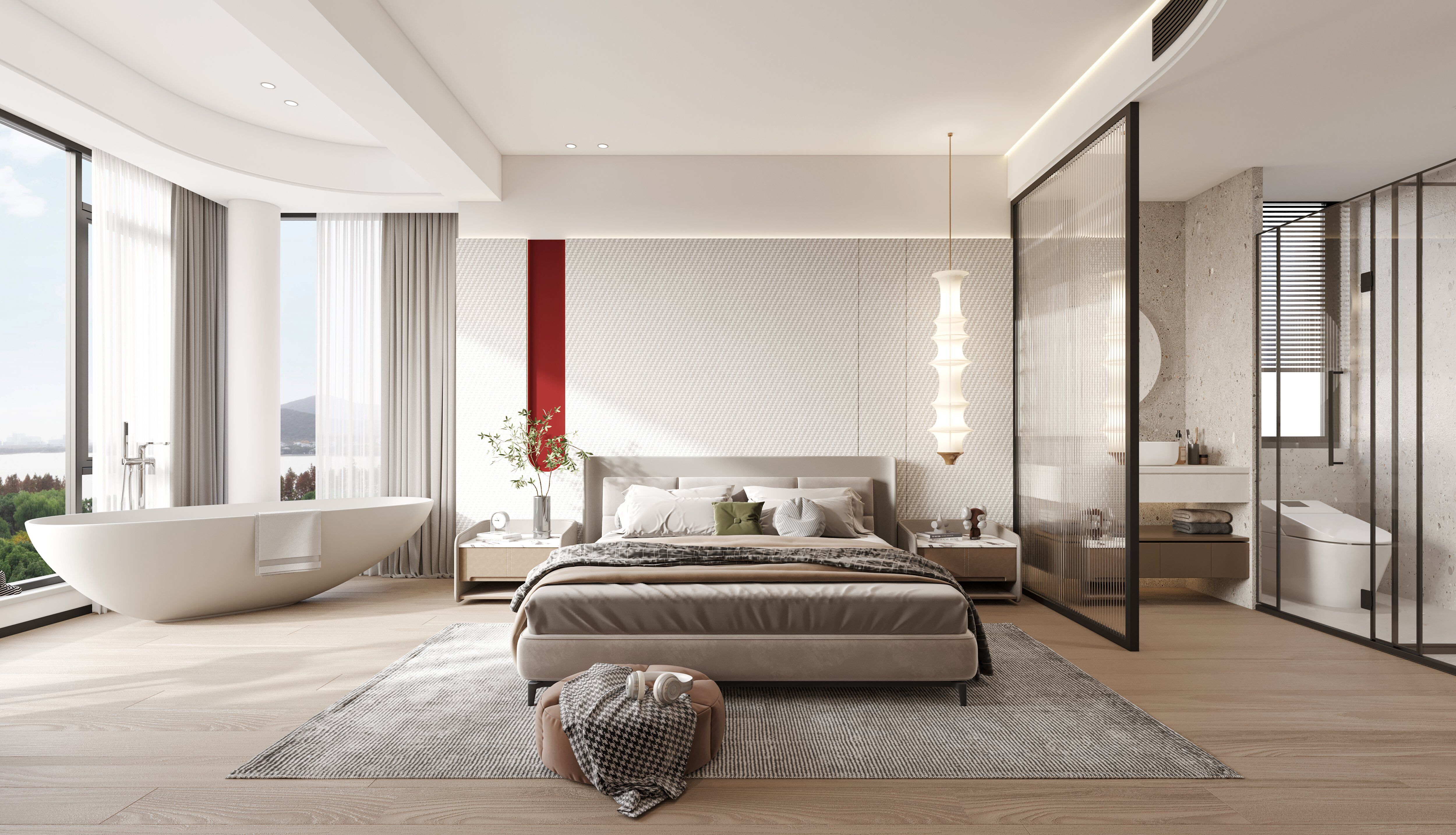 现代风格别墅全屋全景-7