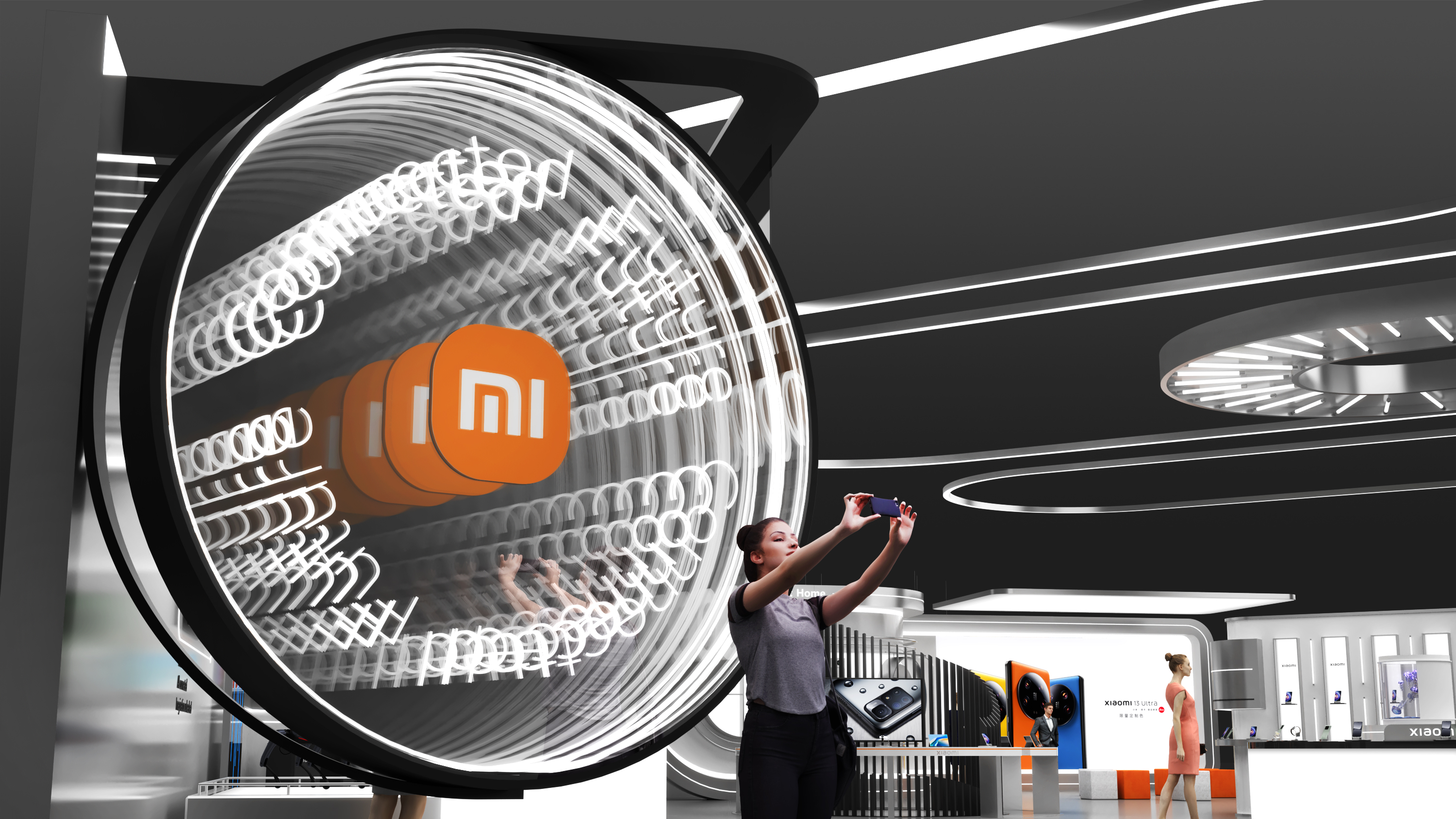 小米数字旗舰系列海外展位设计丨西班牙-4