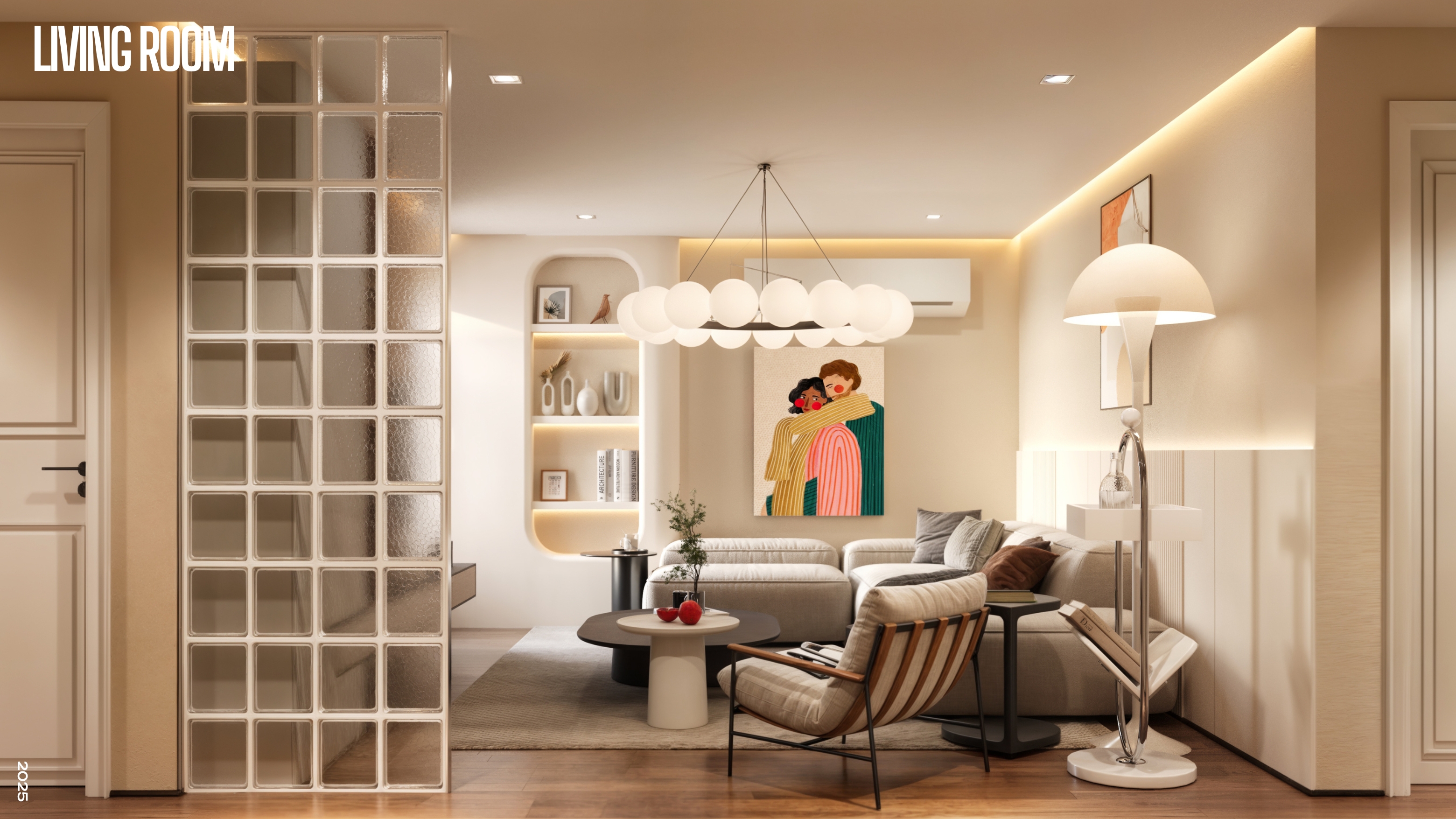 柔和简约公寓内饰丨埃及丨Freelance-11