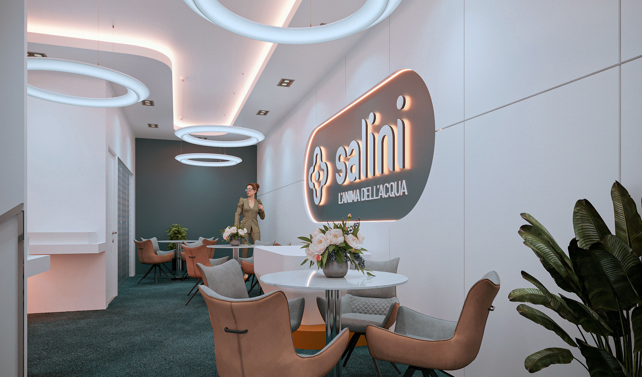 exhibition stand for the company SALINI-12