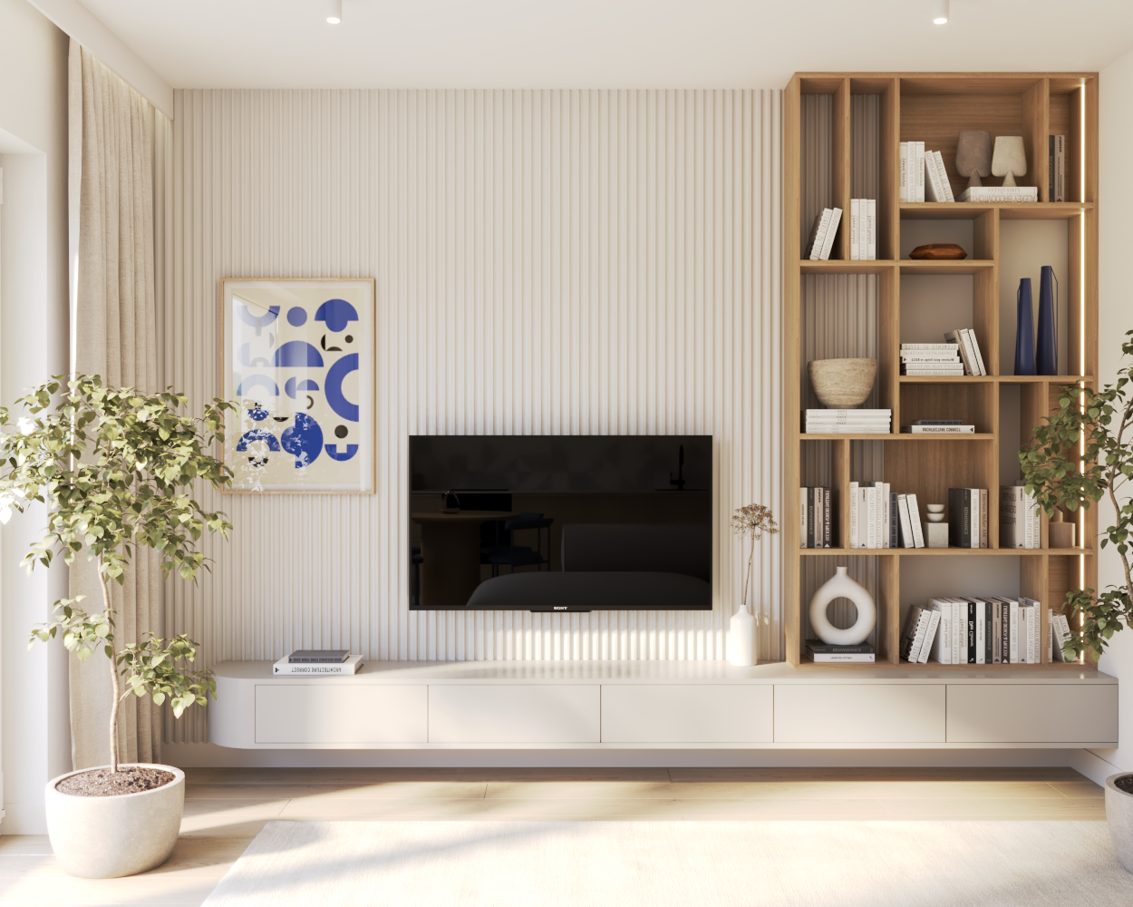 blue accents apartment-3