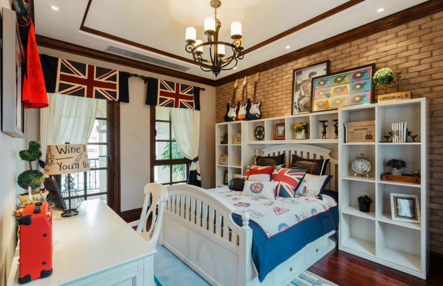 五韵峰 B3 户型美式样板间 瑞祺室内设计-17