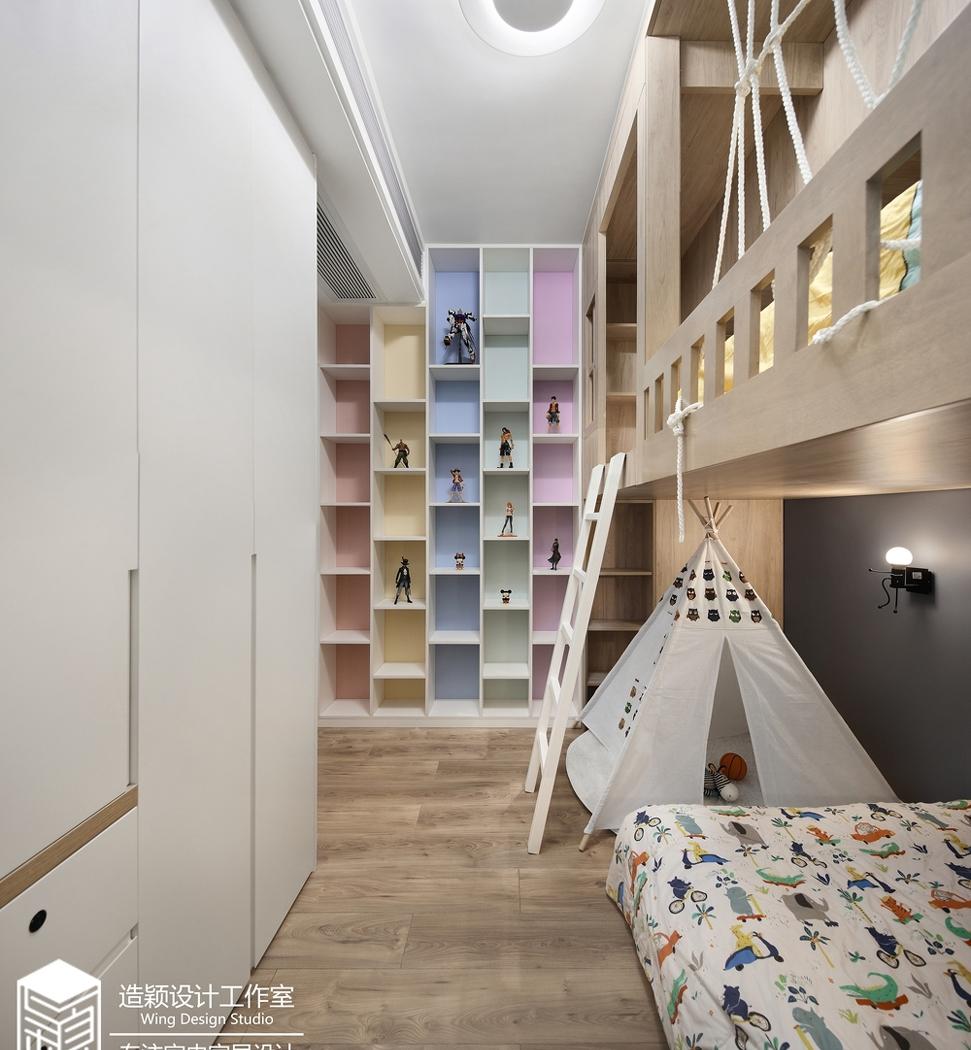 85㎡工业风新居 | 水泥艺术漆、开放式餐厨、亲子互动空间-13