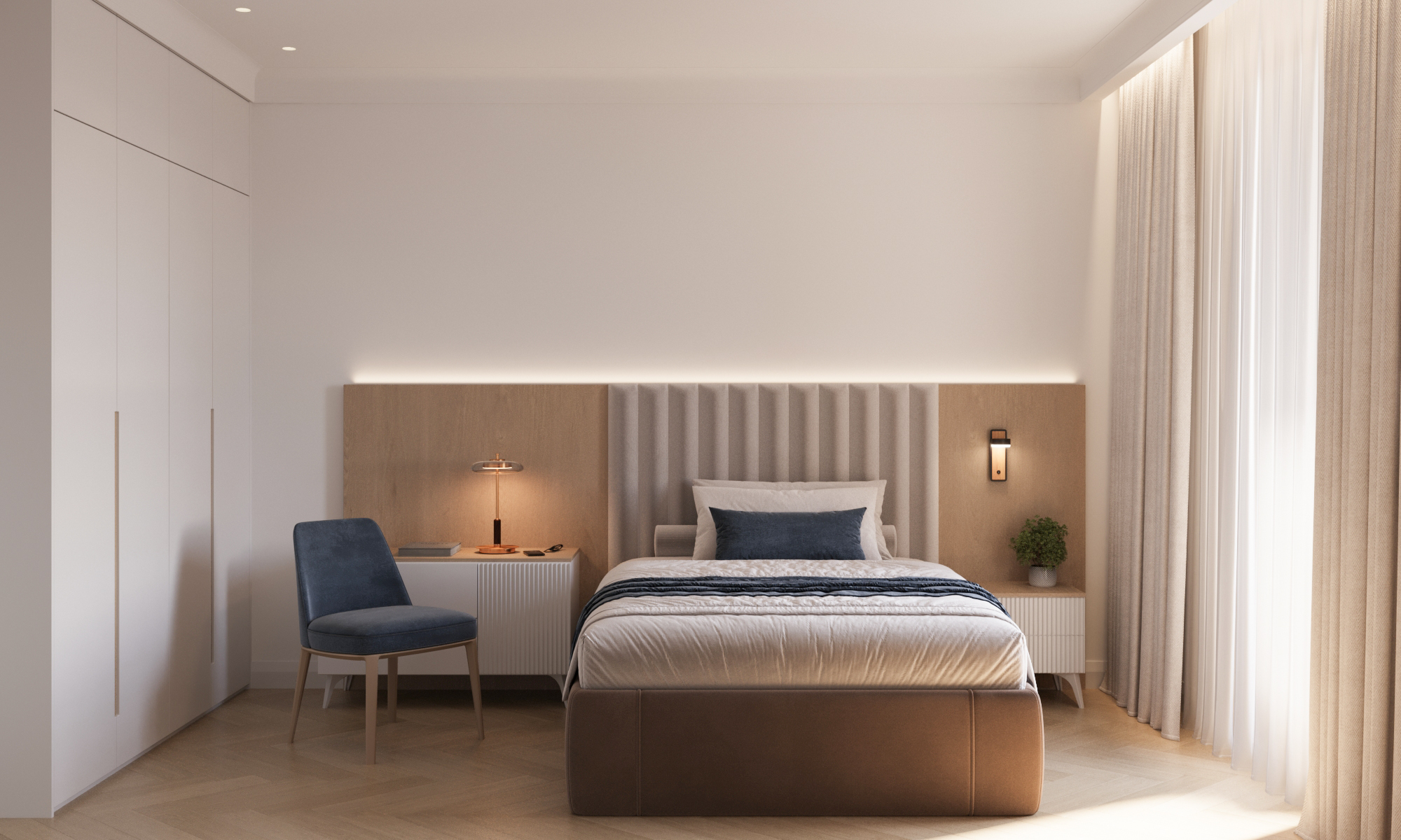 42㎡公寓室内设计项目丨Natalia Proskura,Alex Polay-4