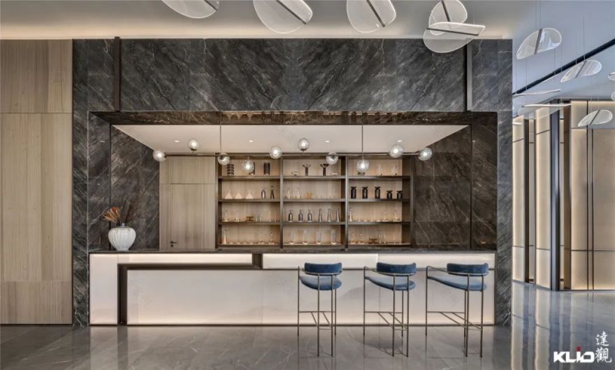 山水洲城间的静谧空间——长沙「麓•印长江」会所设计-32