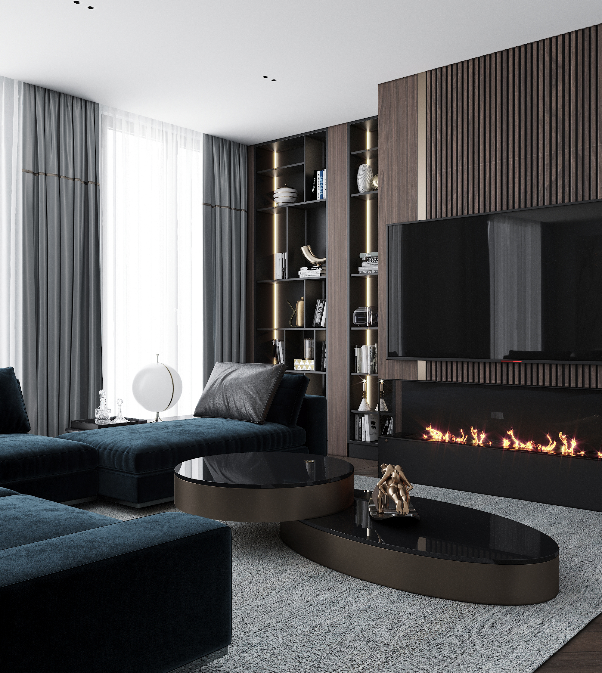 Emaar Square Living Room-1