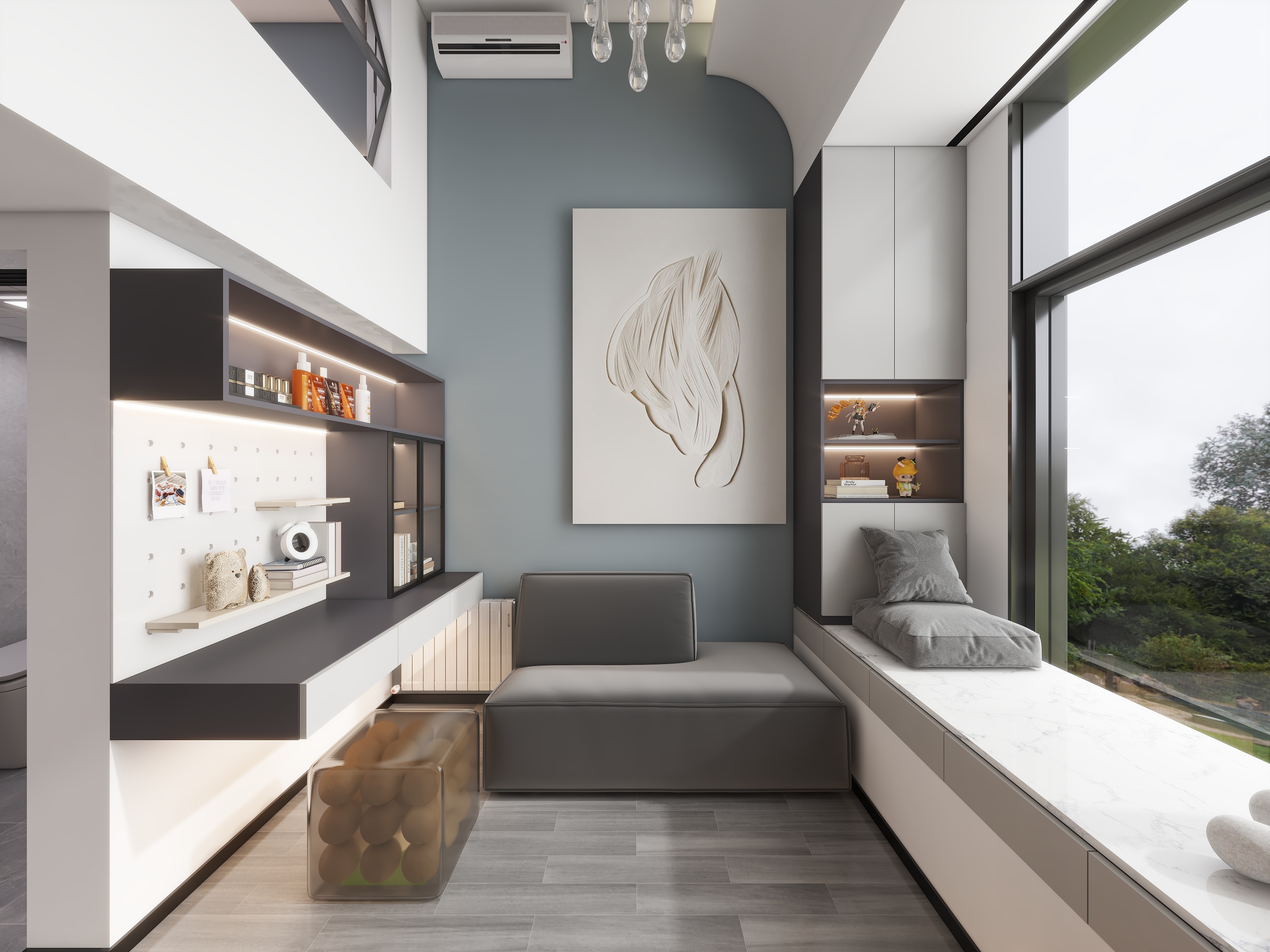 31平方现代简约LOFT公寓丨中国廊坊-6