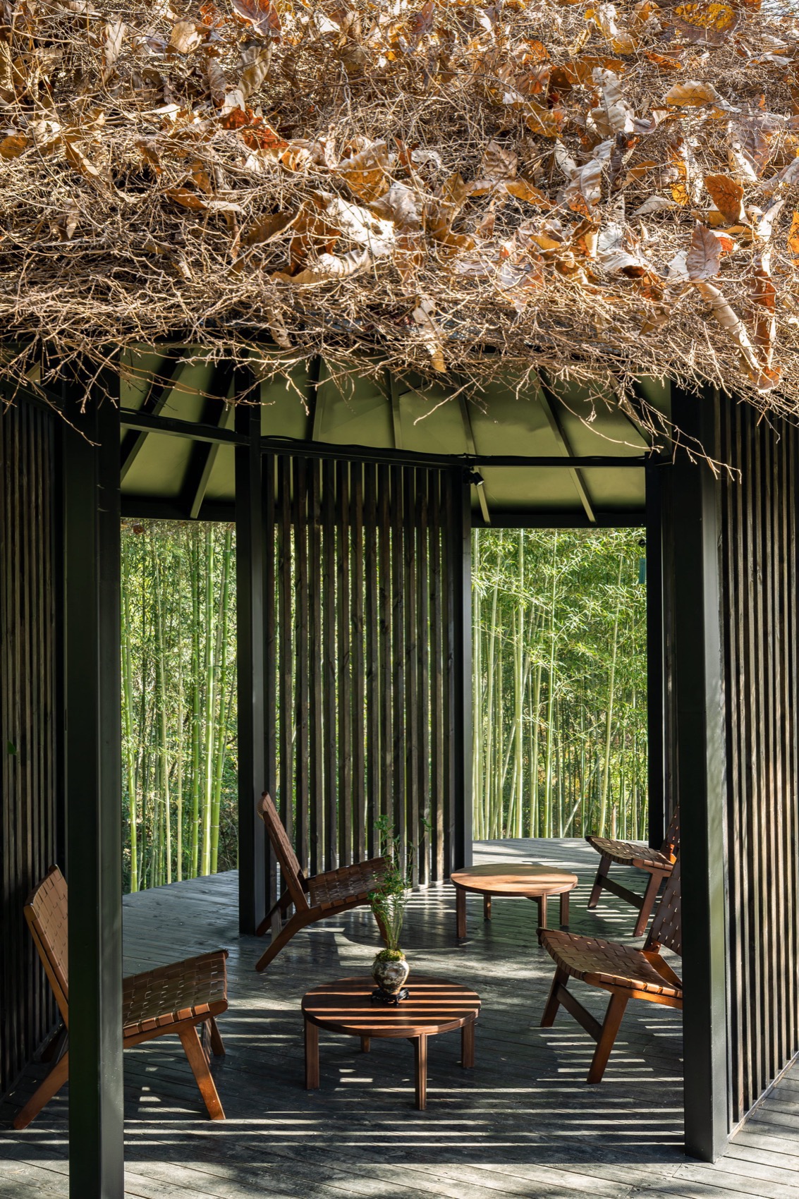 高峰禅寺下的栗林小院丨中国湖州丨平介设计,苏州大学-32