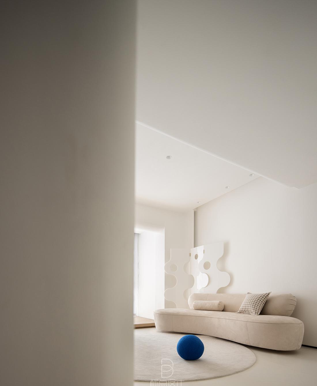 纯白极简空间,106㎡昏暗老房逆袭之路-16