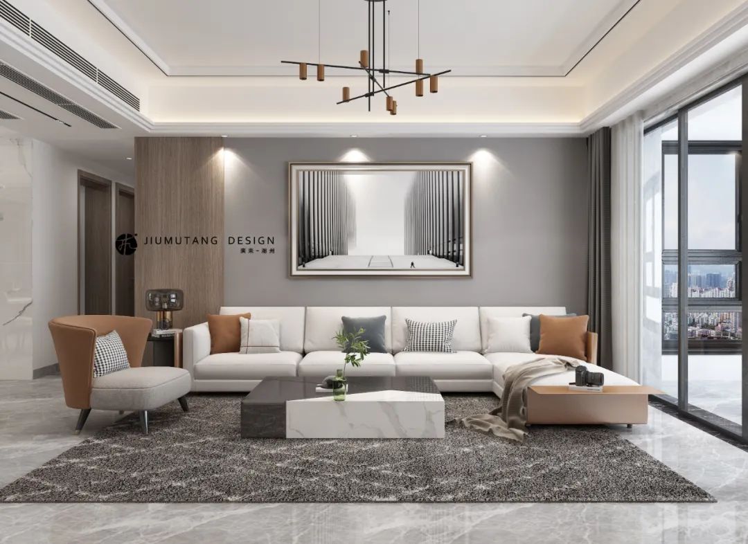 220㎡现代简约家居，打造自由舒适生活空间-17