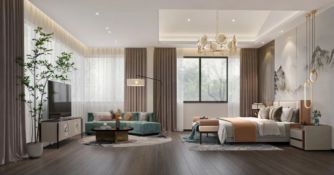 金科·九曲河新中式联排别墅丨彭华设计团队-40