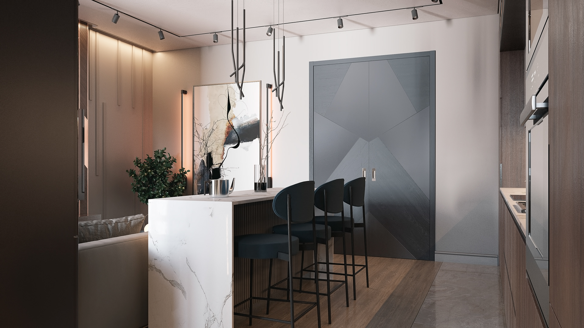 Visualization of an apartment for a couple-8