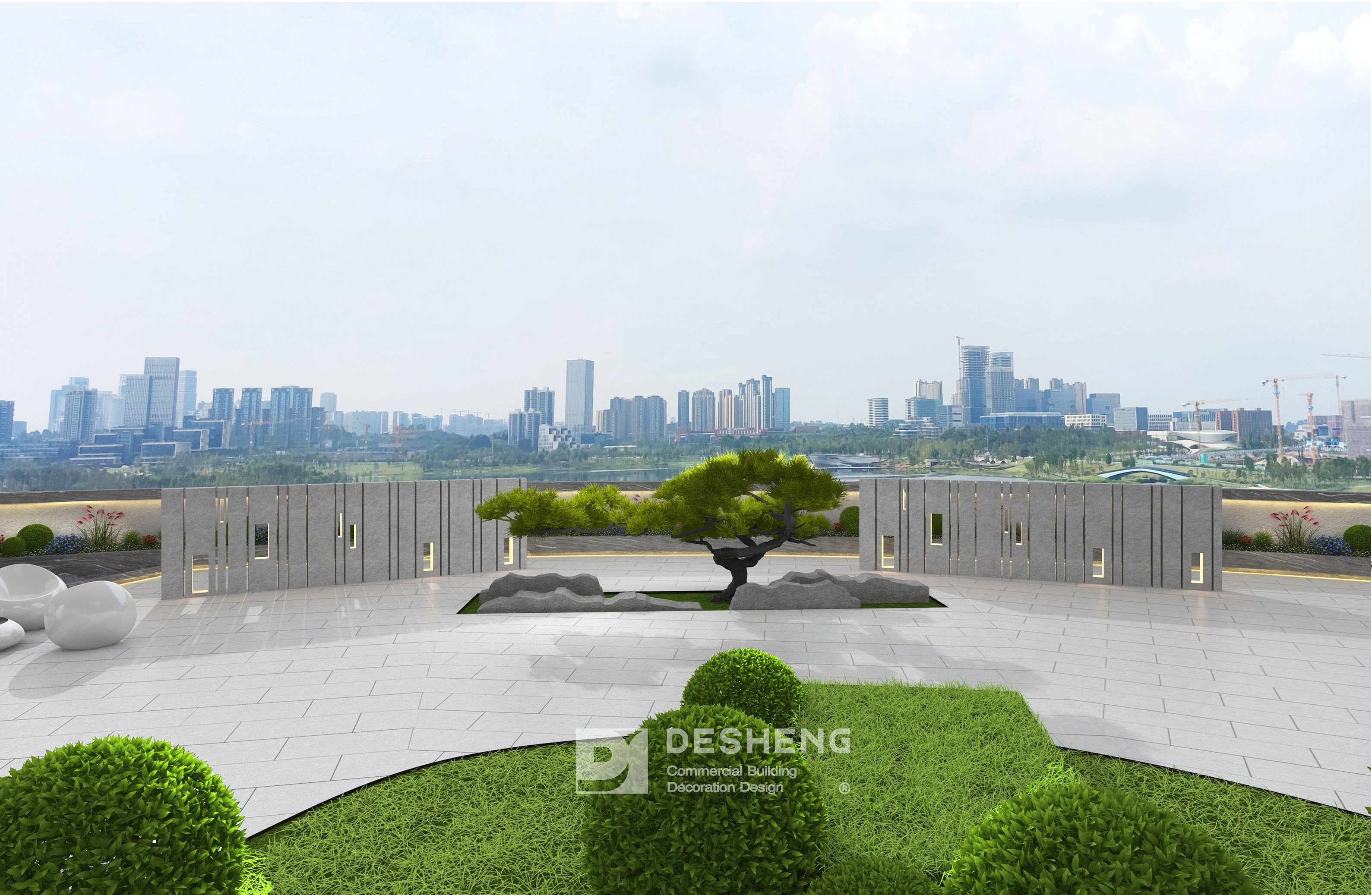 德盛装饰办公室装修案例宝朗实业-50