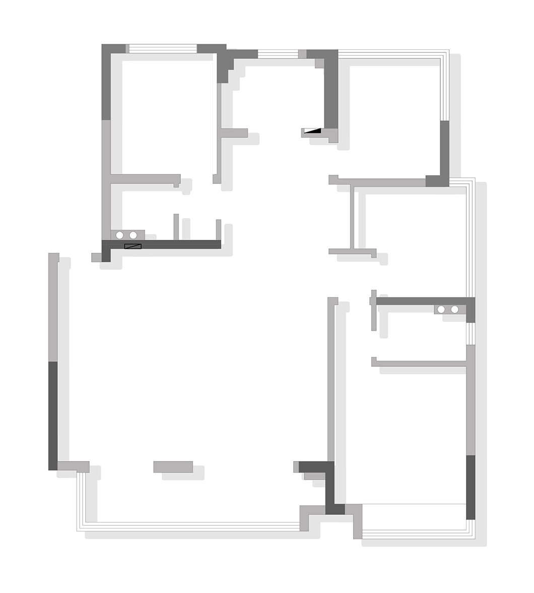 安徽合肥庐月湾 140㎡极简私宅丨中国合肥丨量子空间设计-39