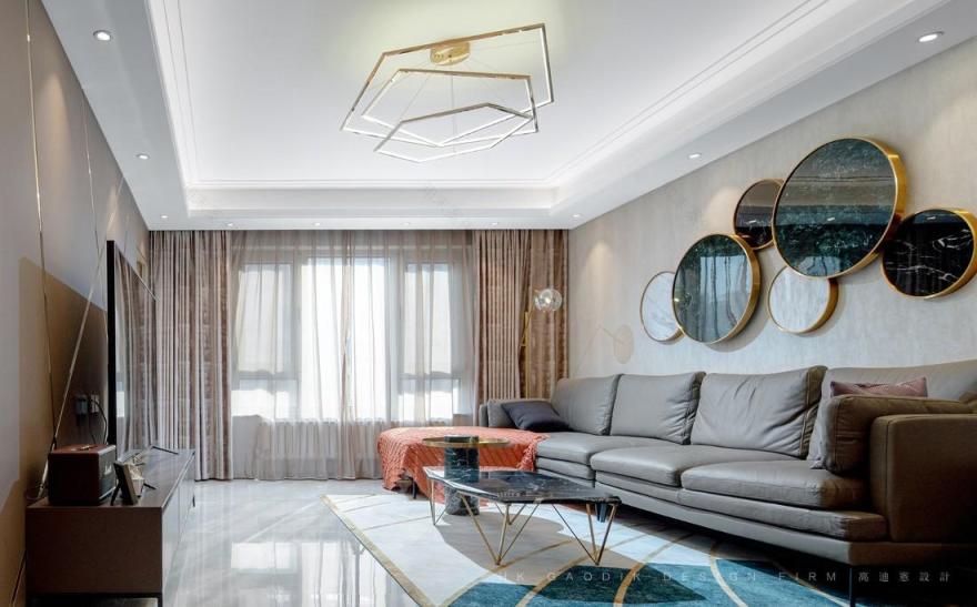 美伦堡现代轻奢风,高级灰调展现空间魅力-12