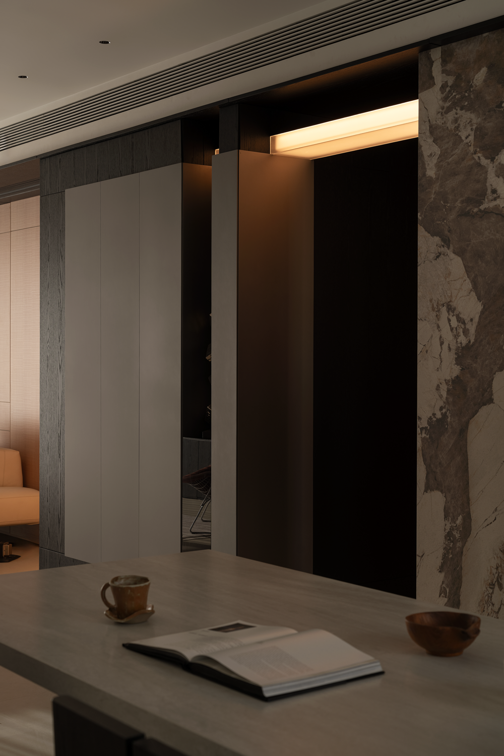 逅界空间设计｜暗调里的松弛感-35