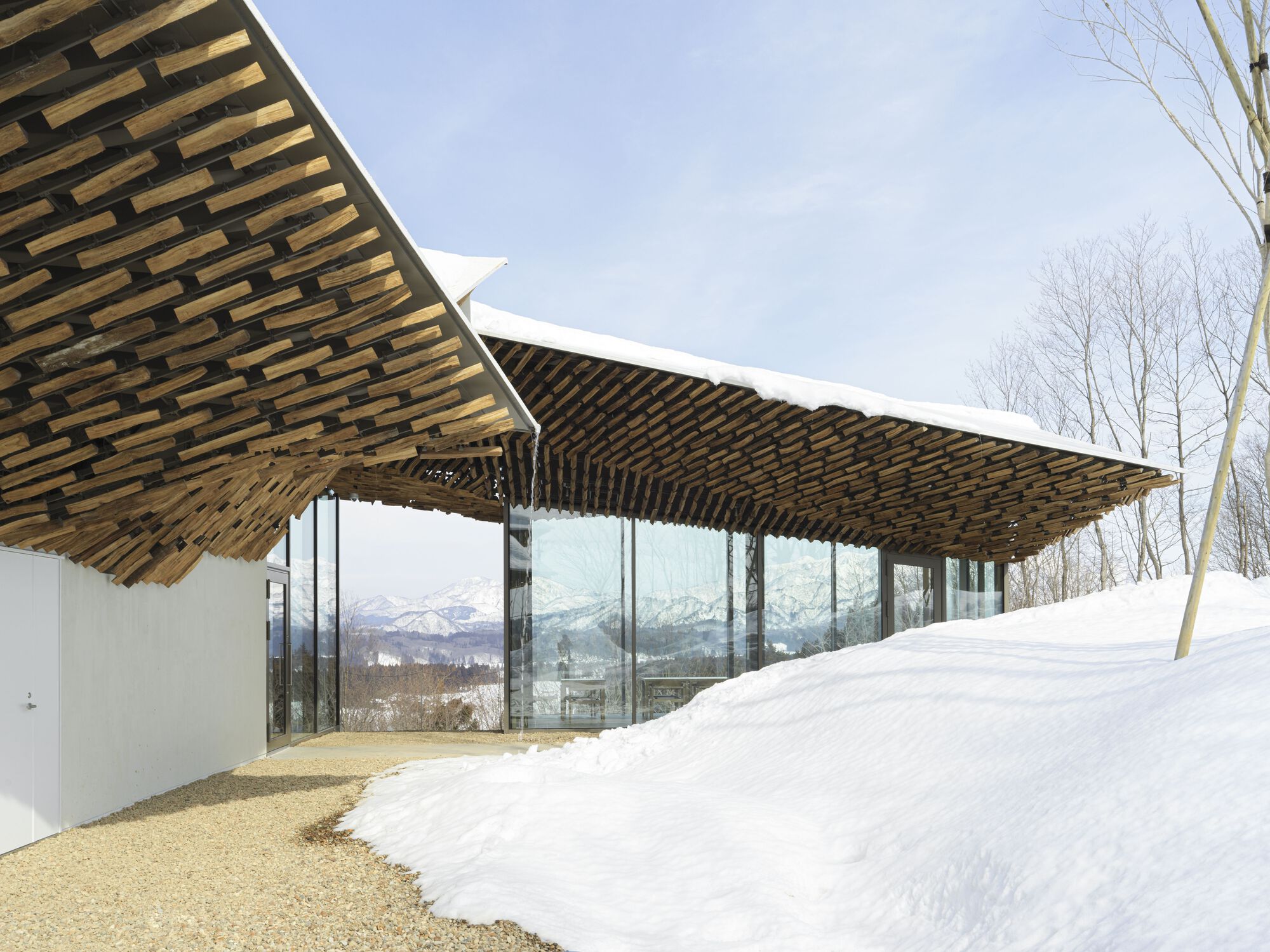 Snowpeak Field Suite 水疗中心总部丨日本丨Kengo Kuma & Associates-22