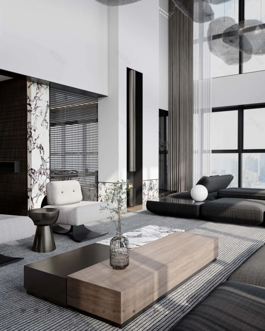 宓|情绪与氛围和谐的住宅空间设计-60