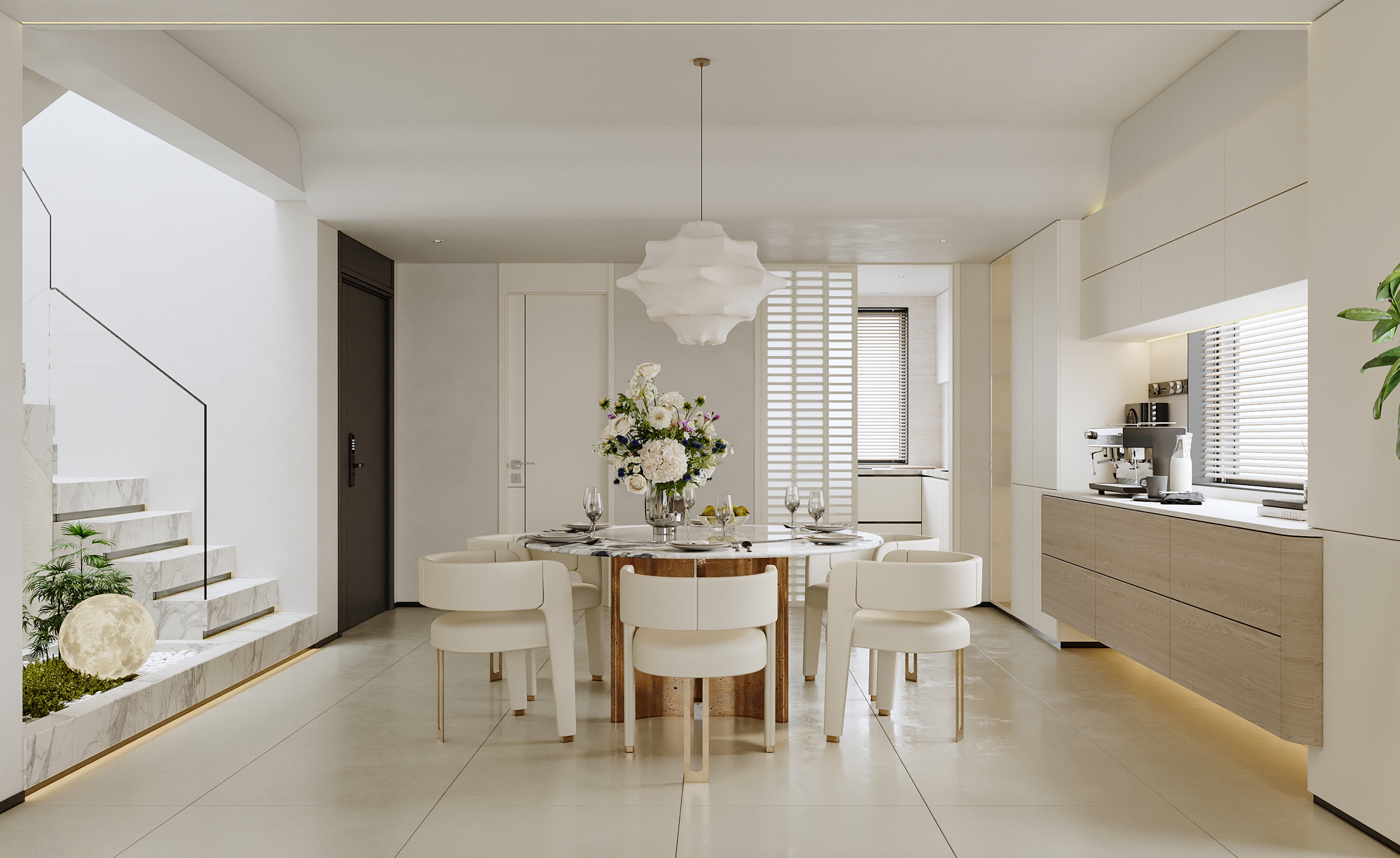 武汉 五矿澜悦云玺157㎡ 奶油风效果表现-6