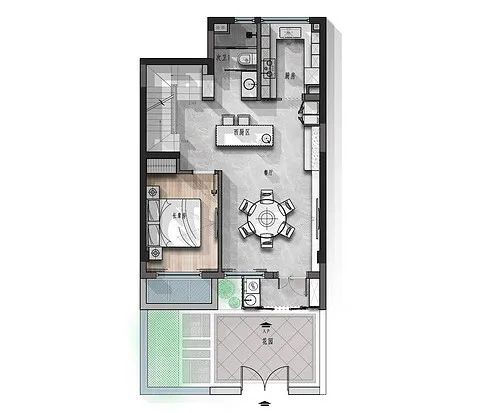 300㎡新中式风格装修，感受诗意的“桃源”生活-8