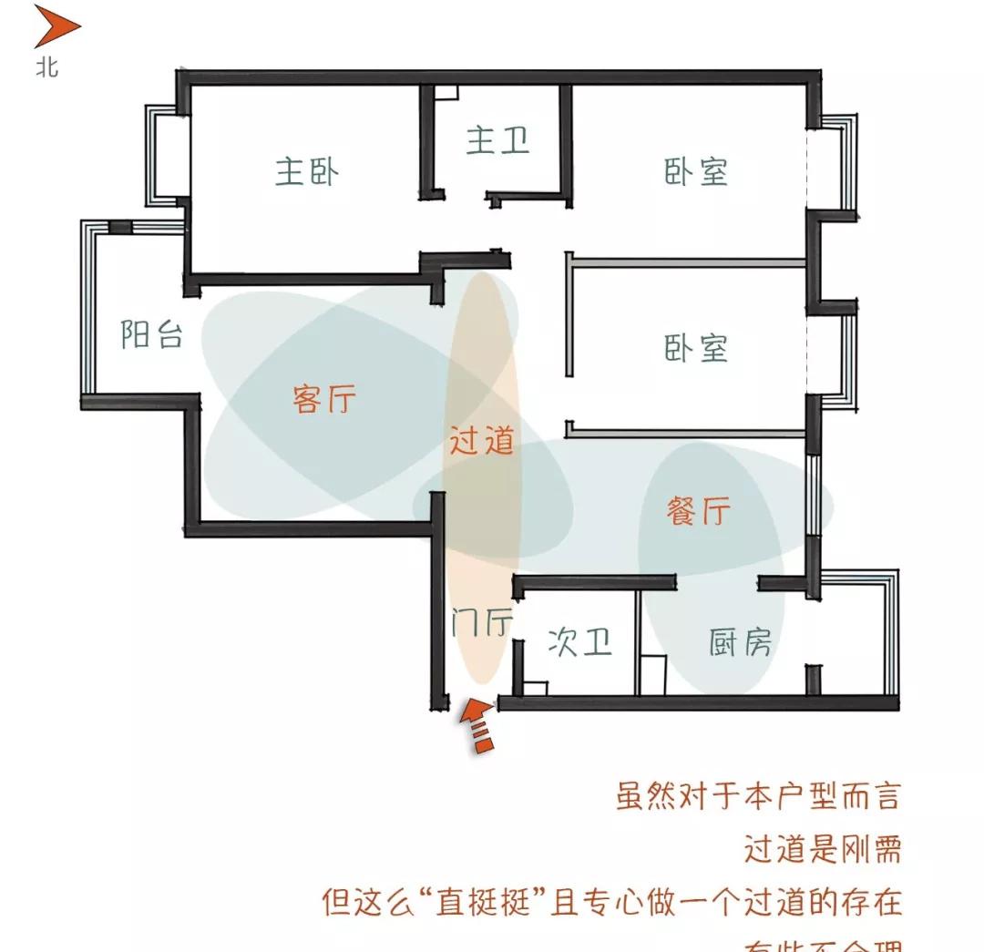 陆离设计师打造开放式平层空间，卧室变吧台书房-8