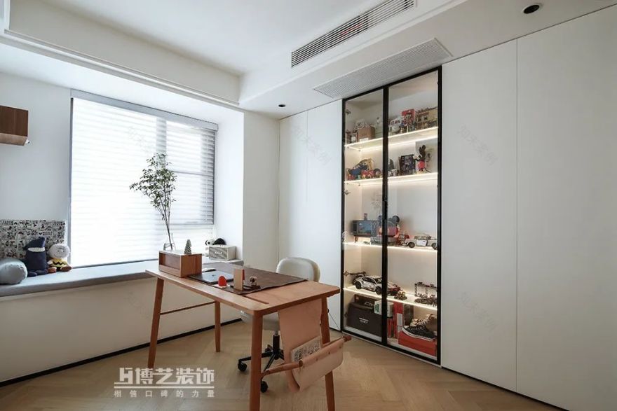 北欧风单身女性住宅丨博艺装饰-30