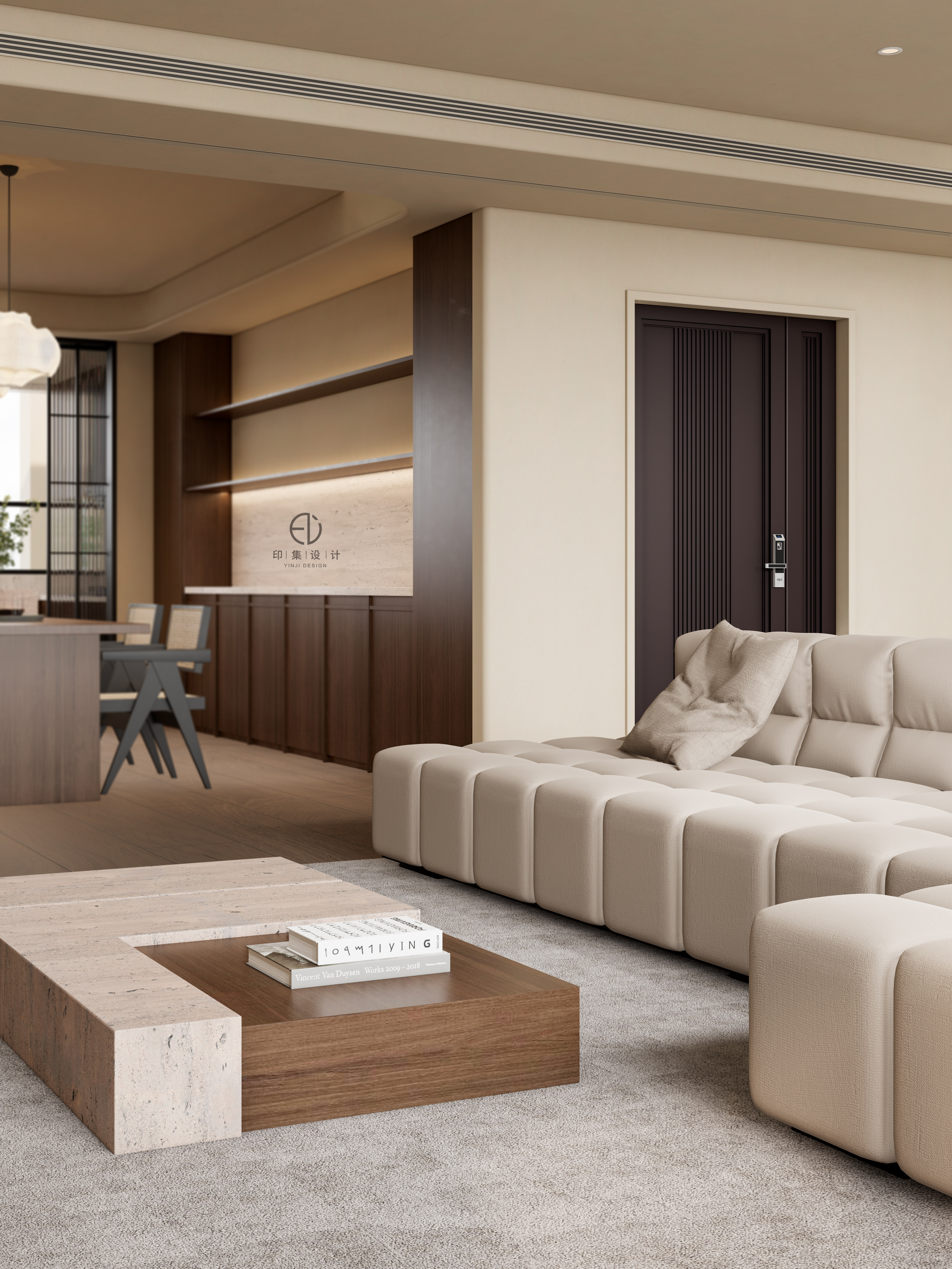 160㎡黑胡桃复古风，解锁爱自己的100种方式-8