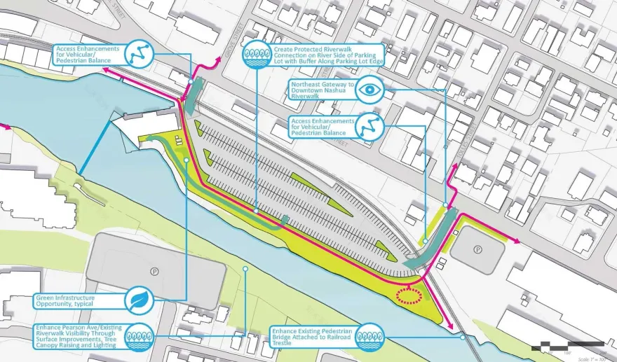 纳舒厄市中心河滨规划丨United StatesNashua-33