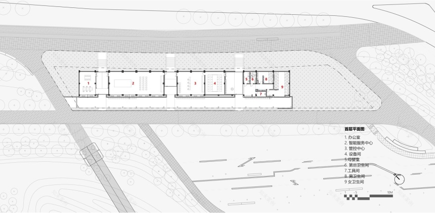 深圳前海桂湾公园驿站丨中国深圳丨成行工作室 (hcs),景观规划及方案JCFO-113