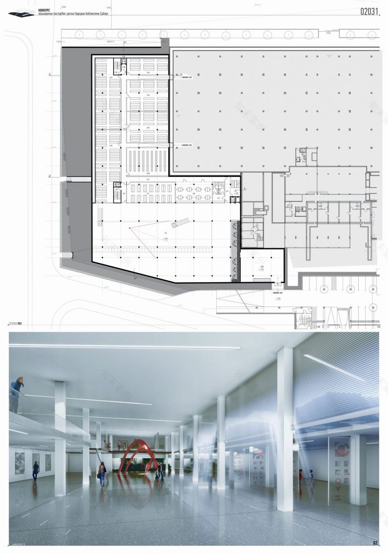 塞尔维亚国家图书馆仓库扩建项目丨贝尔格莱德丨MITarh d.o.o.等(获奖团队)-32