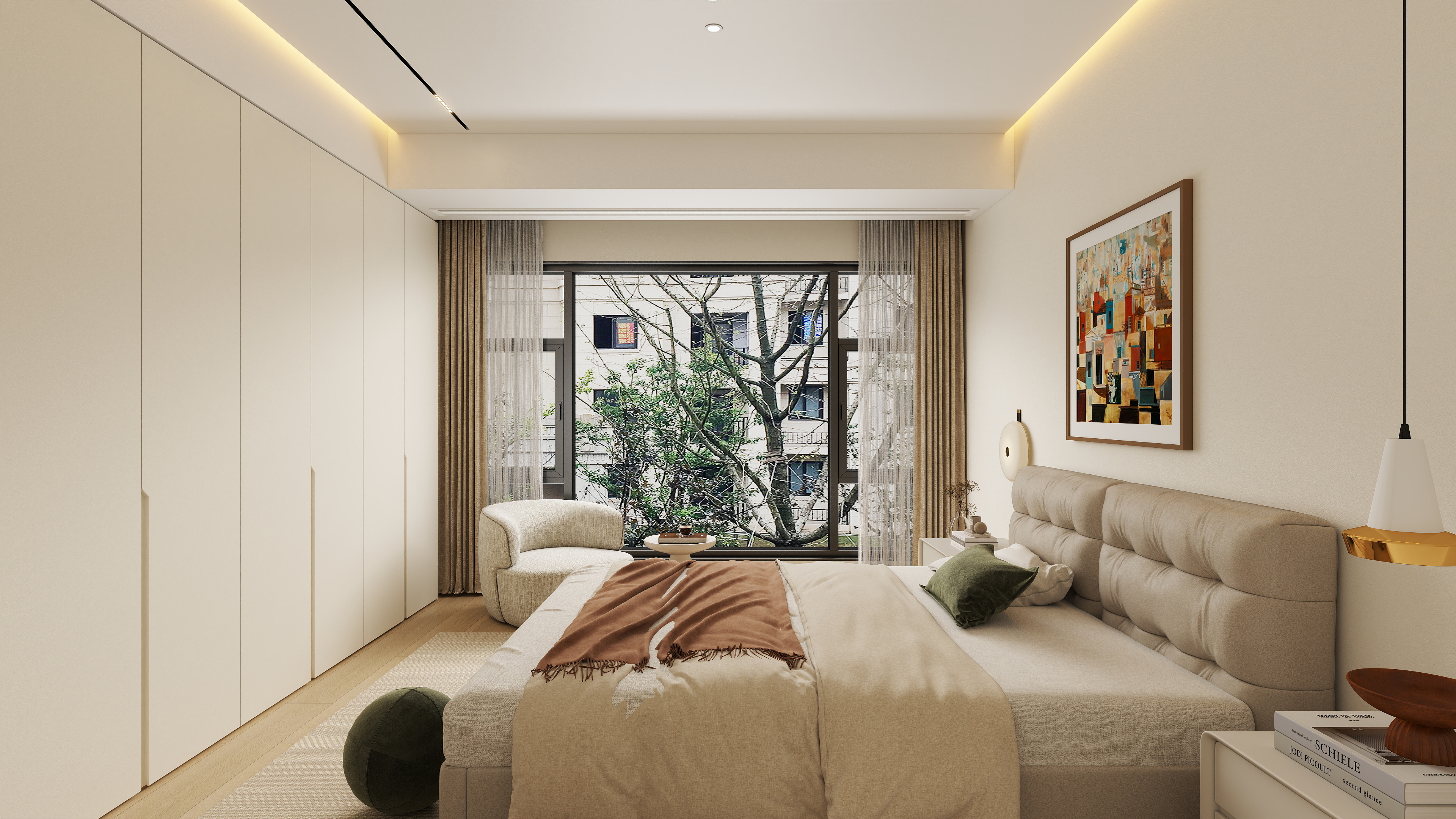 小套奶油风格 整个色调很温馨-1