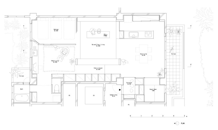 东京市中心公寓的团队生活设计-13