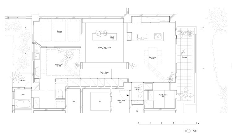 东京市中心公寓的团队生活设计-13