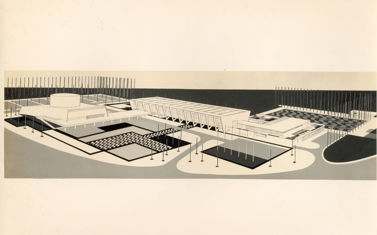 巴西里約熱內盧現代藝術博物館：建築大師 Affonso Eduardo Reidy 採V形柱列、懸吊樓板，打造現代主義建築經典 | FAM-56