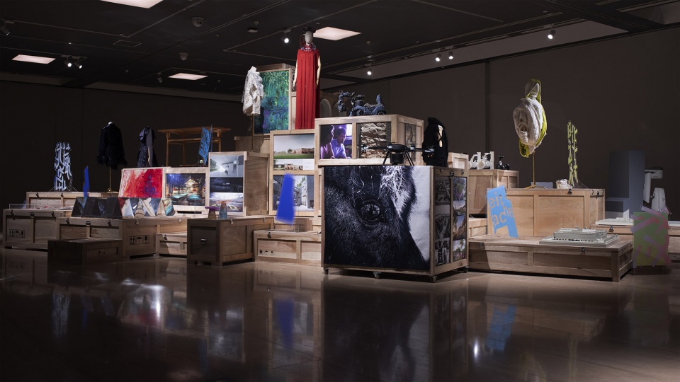 湖北美院百年文献展 | 游牧式展陈设计与可持续展览方案-48