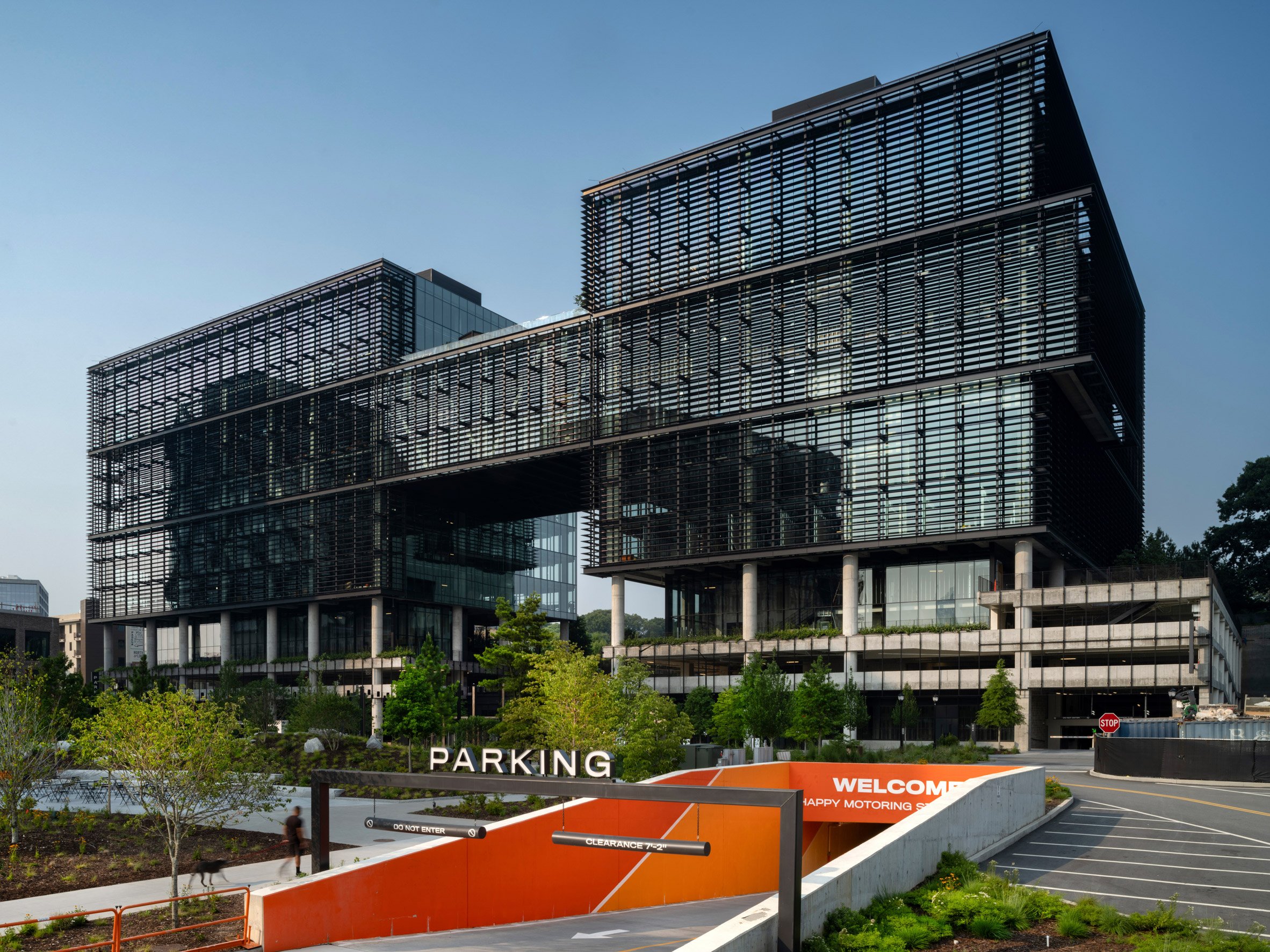 Olson Kundig uses glass bridge to connect office buildings near Atlanta's BeltLine-32