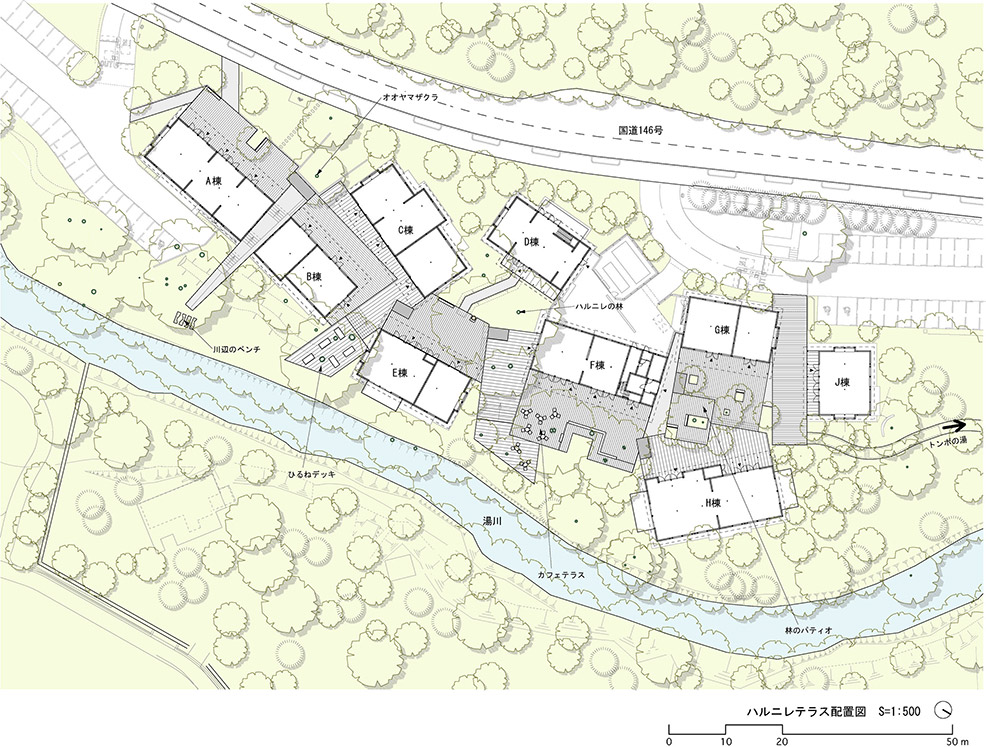 榆树露台 · 融入自然的休闲商业空间丨日本长野丨东环境·建筑研究所,都市环境照明研究所(ICE)等-12
