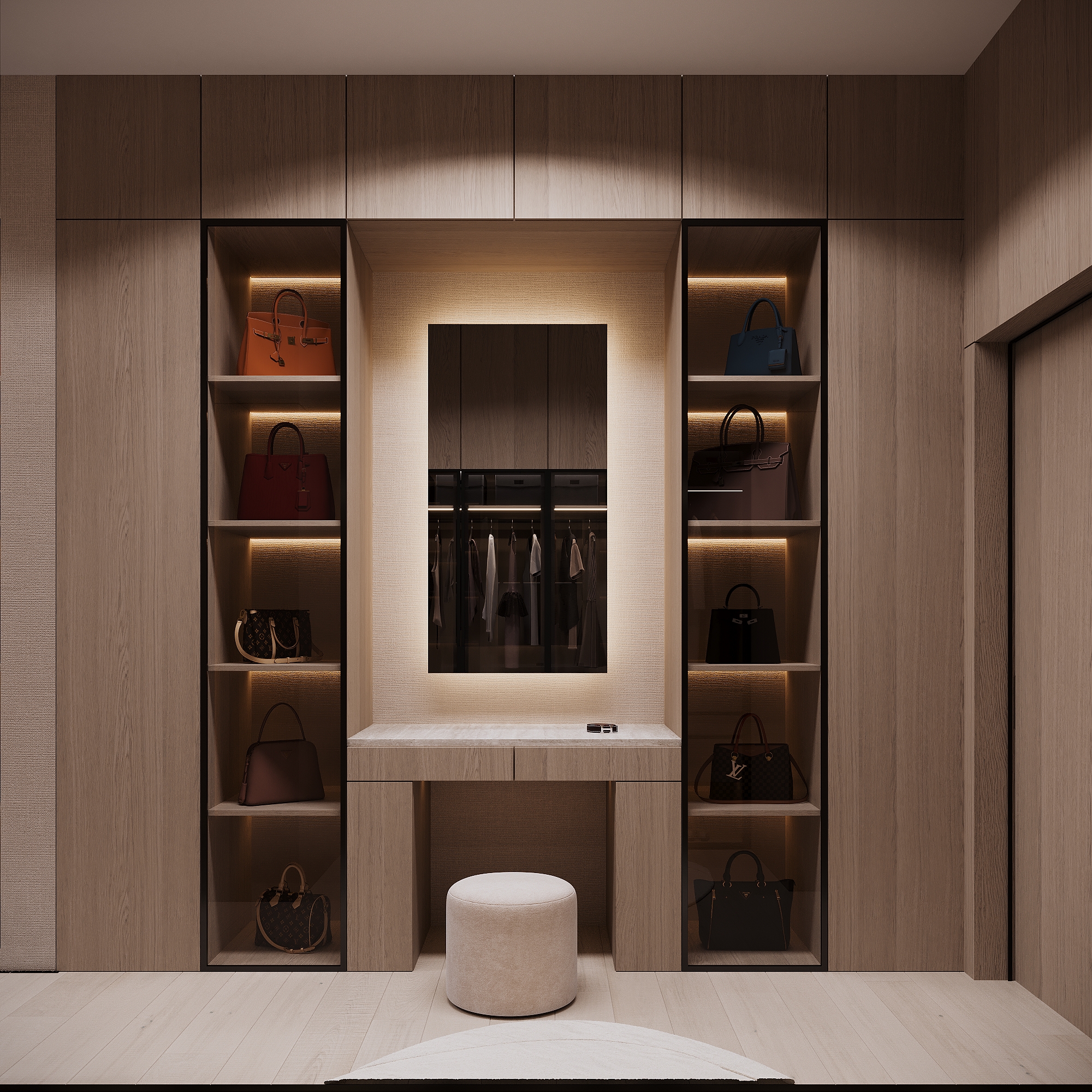 迪拜600平复式公寓可视化设计丨阿联酋迪拜-53