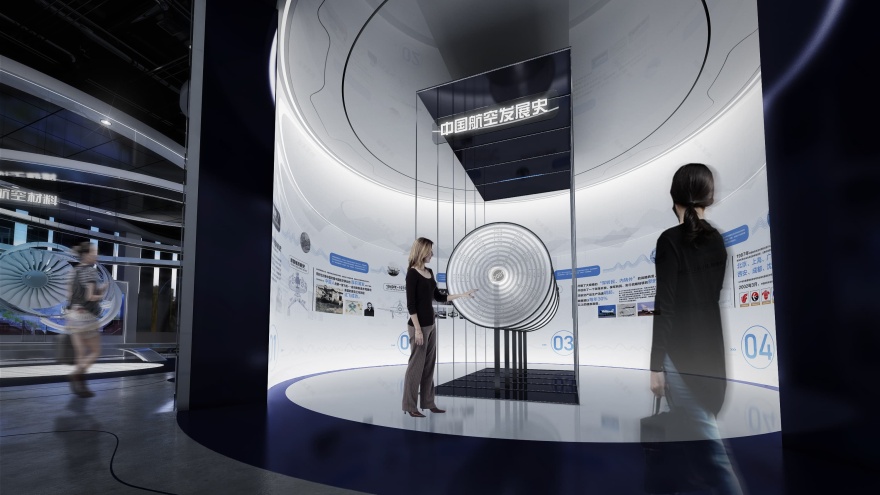 企业展厅设计-3