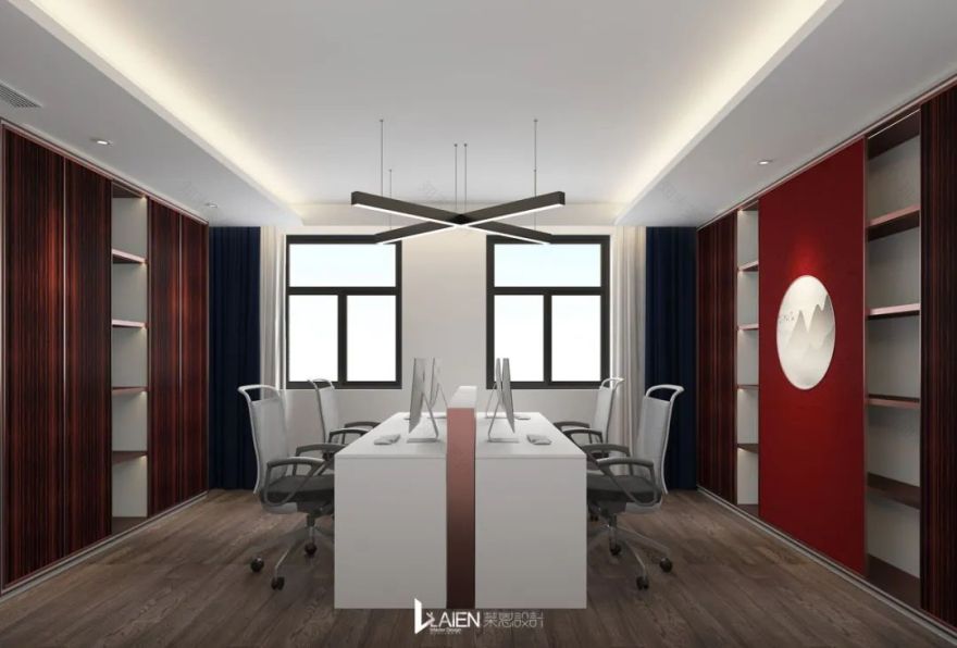 茂菊口腔上海总部办公室 | 新中式风格的海纳百川设计-71