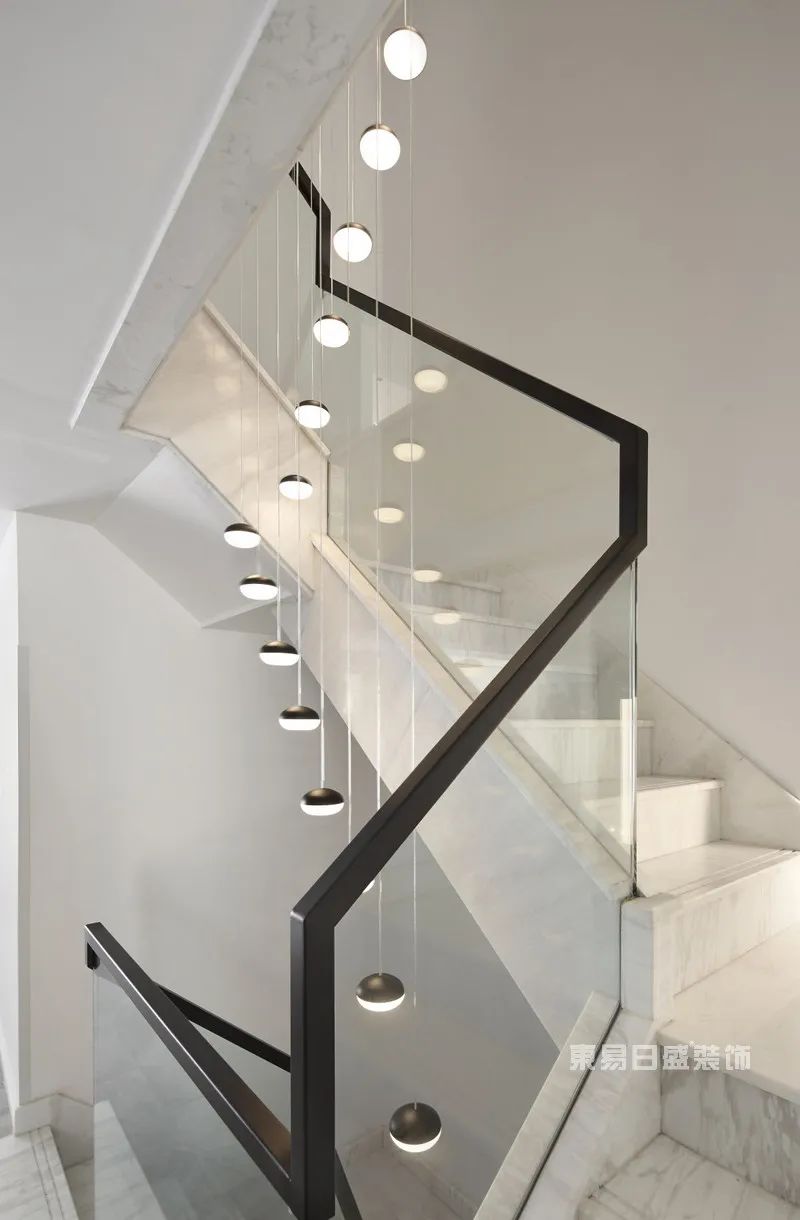 开放式多功能客厅设计，这个北欧风真全能！实拍230㎡北欧风别墅设计-47