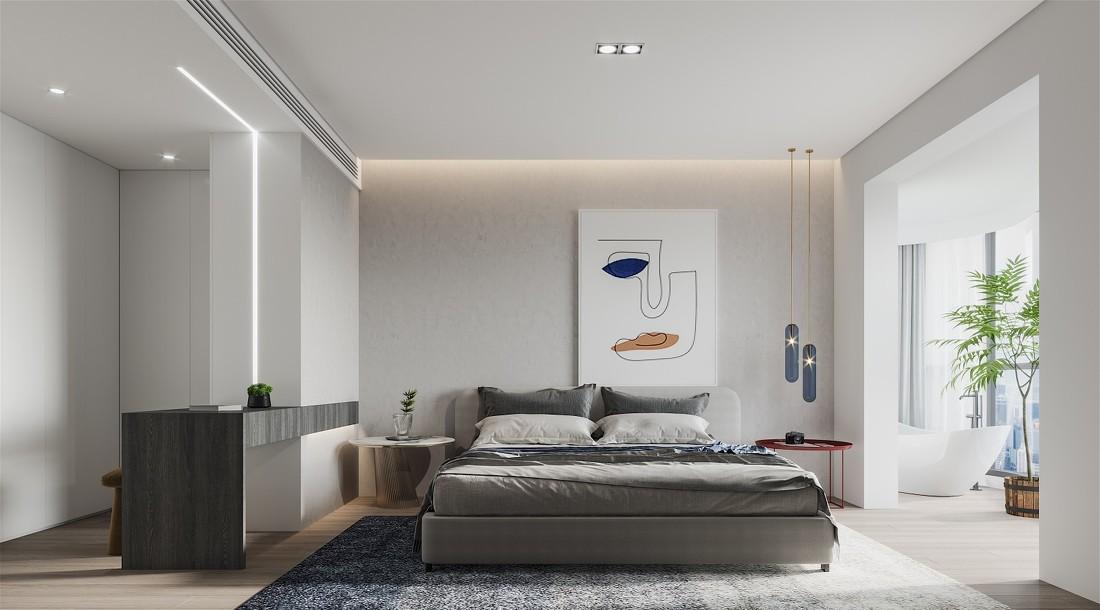 灰色大地色梦幻空间 | 大岛台卫浴北欧儿童房-16