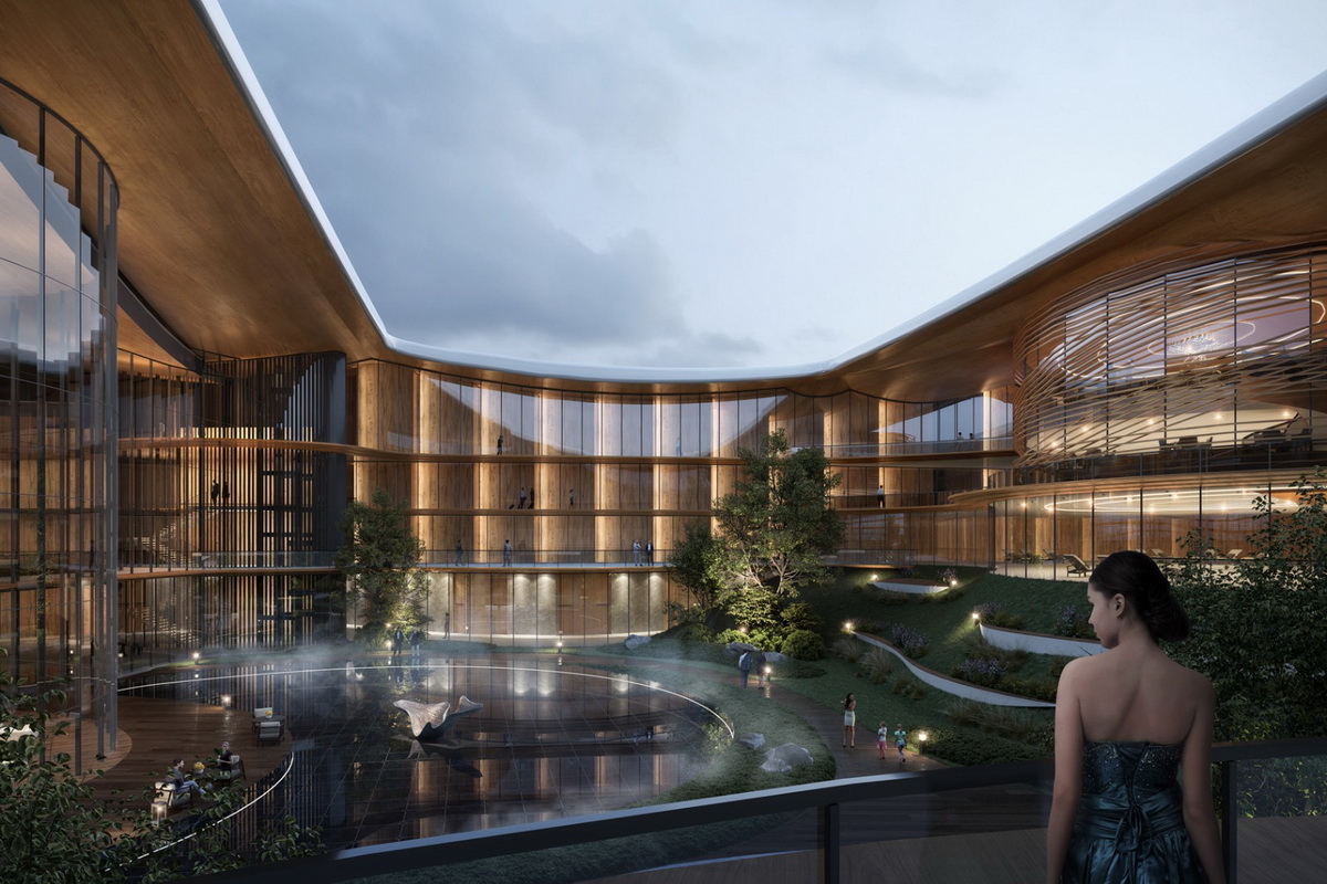 武汉湖光序曲城市度假酒店丨中国武汉丨维思平建筑设计-45