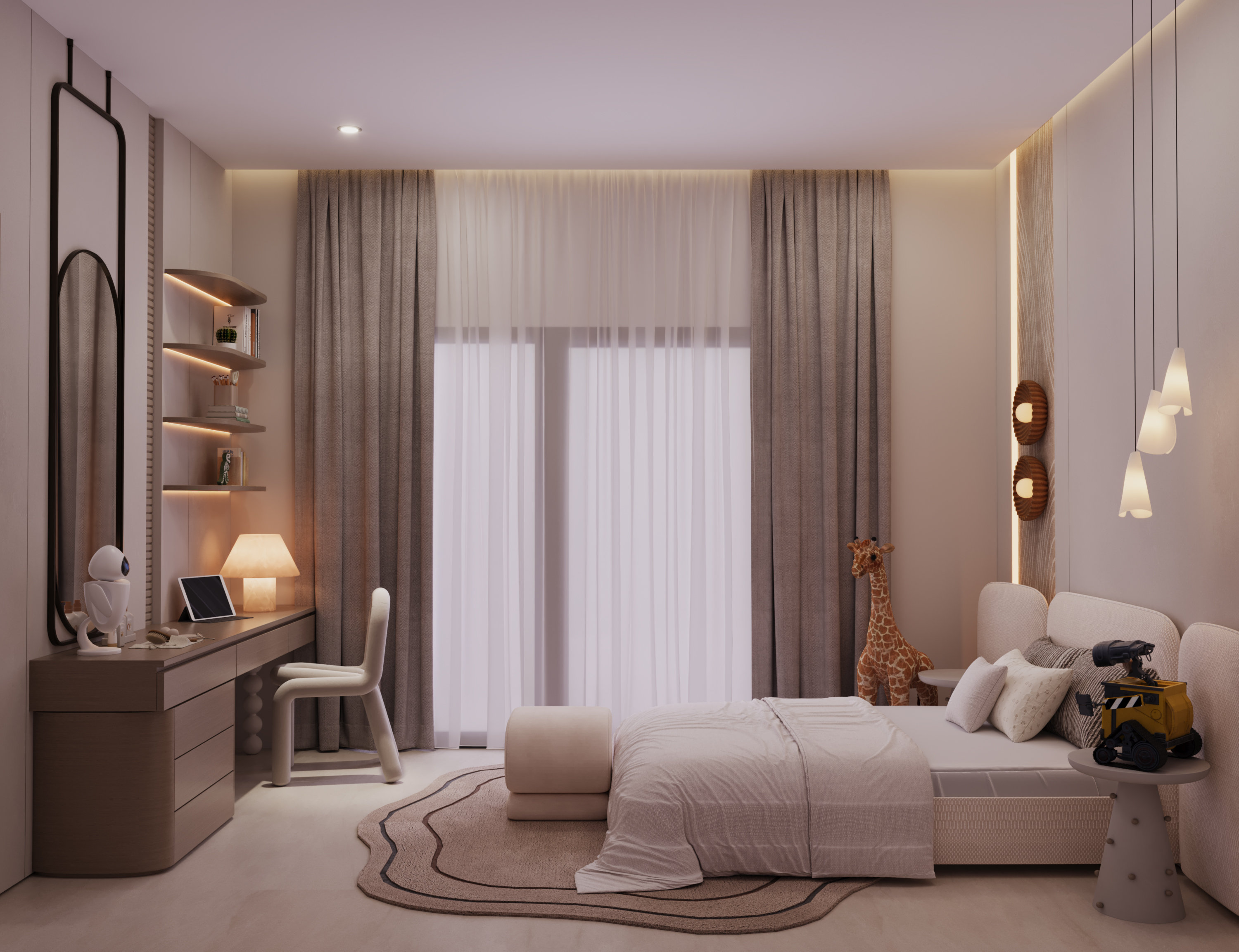 儿童房丨沙特阿拉伯丨Awab Elsaid designs,MARWA ELSAYED-7