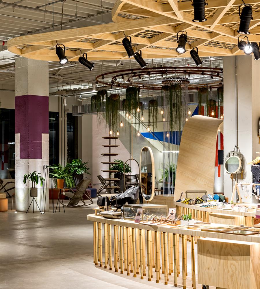 巴西圣保罗“手工文化”购物中心空间设计-9
