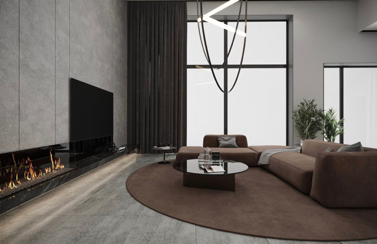 280㎡大平米住宅设计 这也太高级了吧！-3