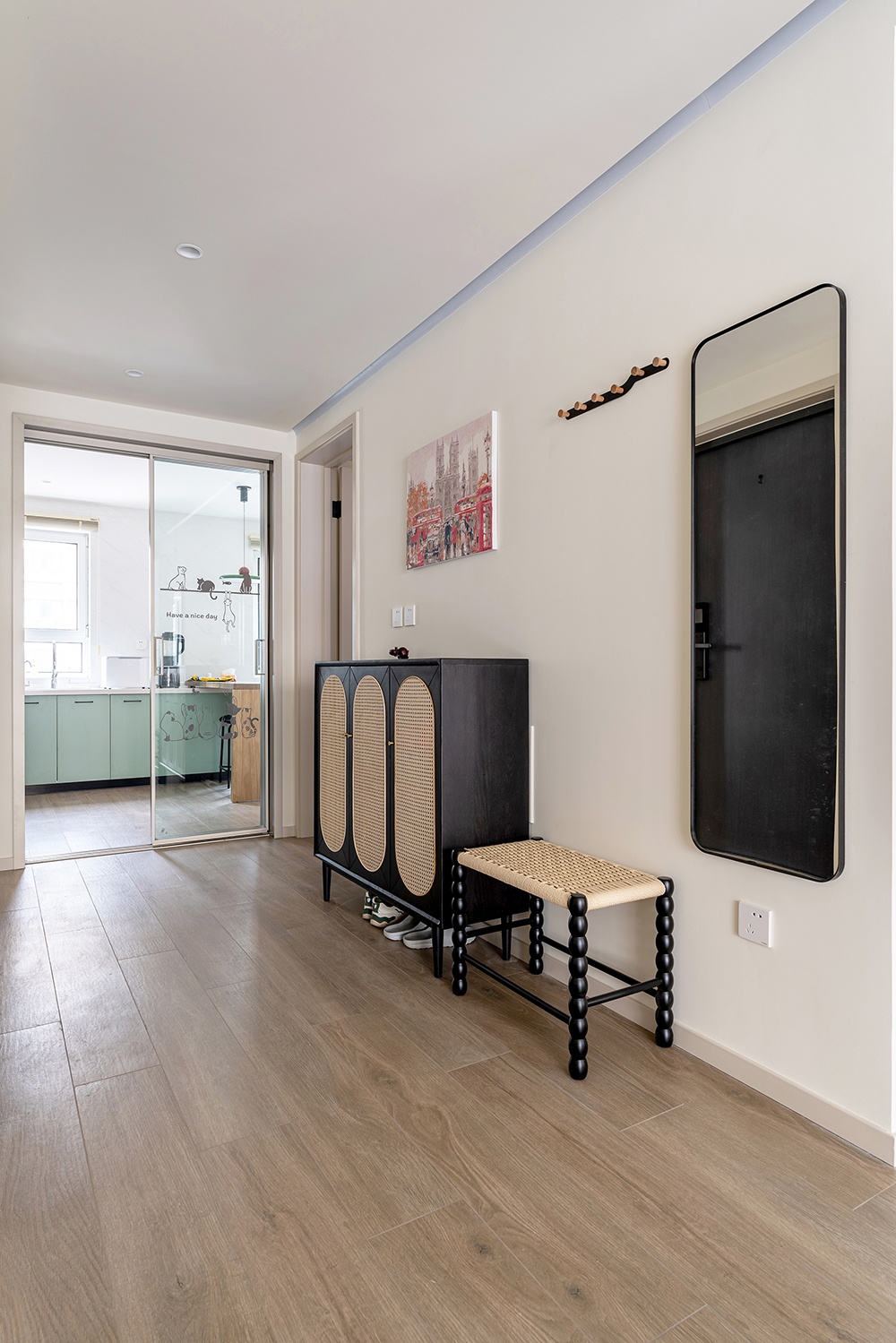 北京金隅学府89㎡复古原木风住宅设计丨中国北京丨久栖设计-23