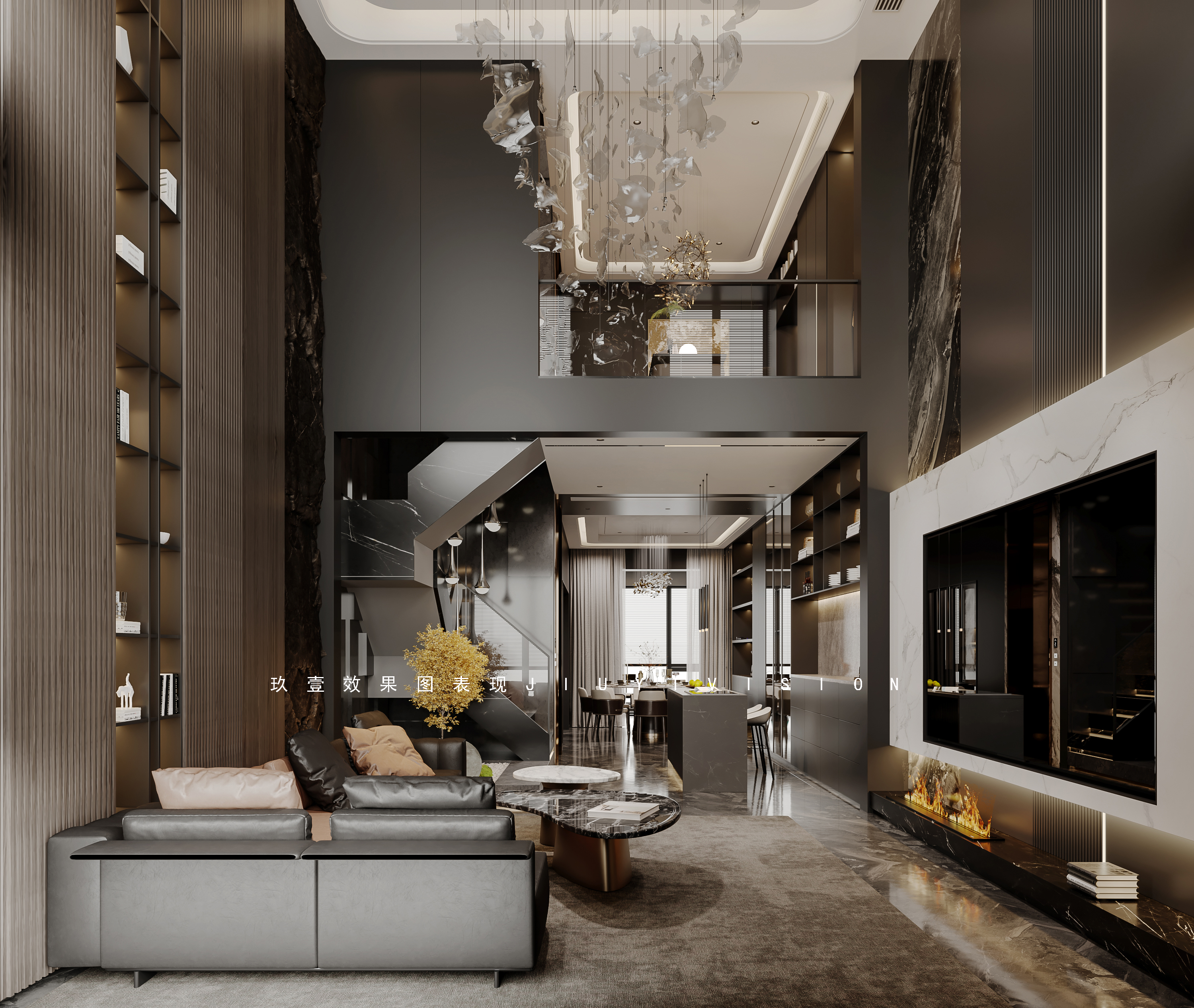 简约意式别墅-7